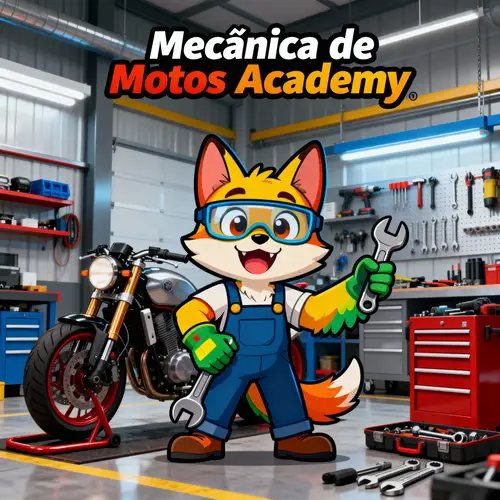 Animated Mascot for Motorcycle Mechanics Academy