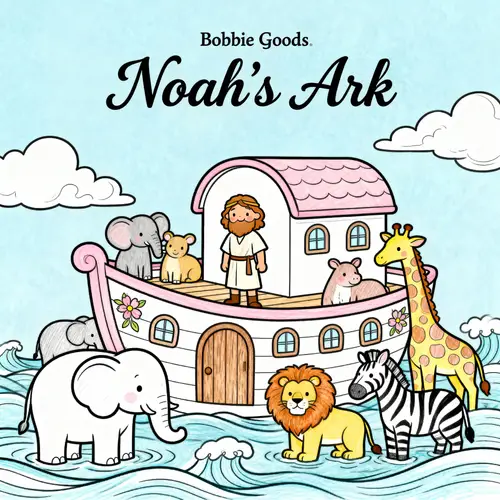 Bobbie Goods Noah's Ark Coloring Page