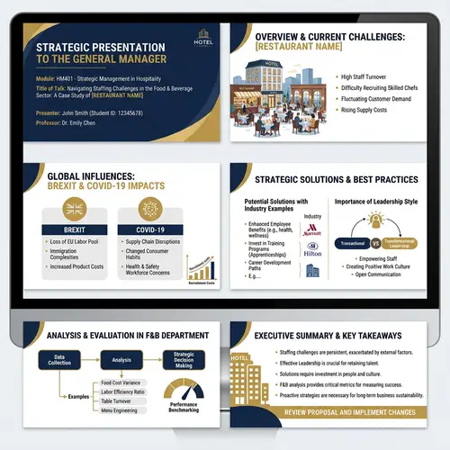 Hotel Industry Presentation: Recruitment & Retention Challenges