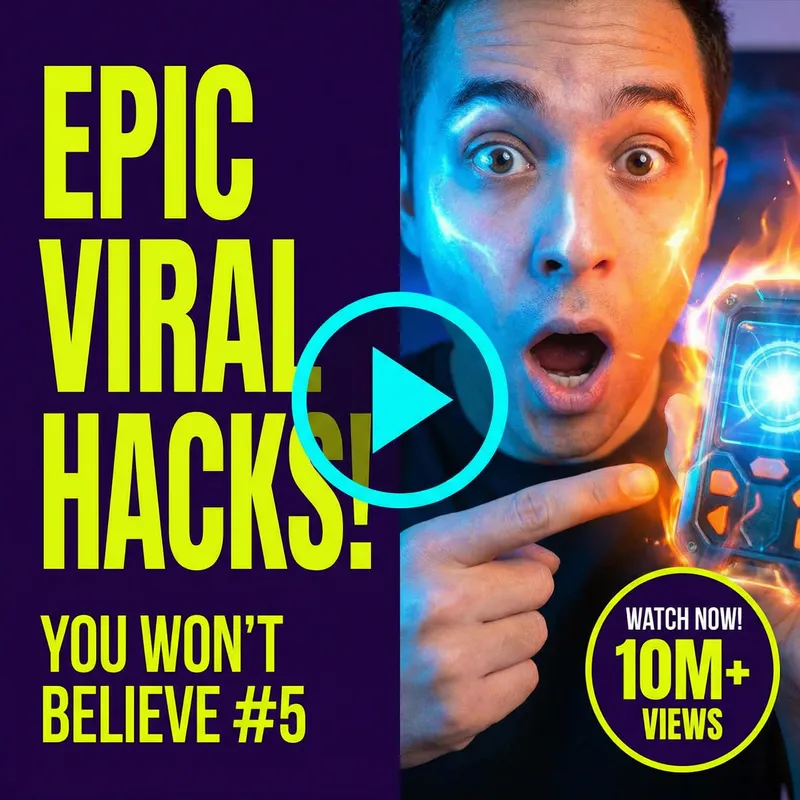 Vibrant YouTube Thumbnail Design for Creators