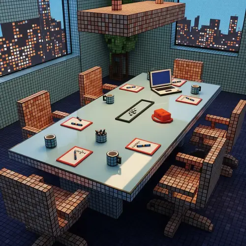 Conference Table Pixel Design Ideas