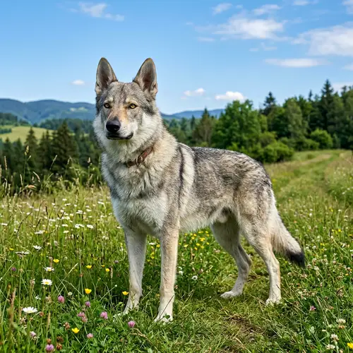 Czechoslovakia Wolfdog: Majestic Breed in Verdant Field