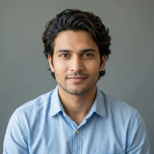 Ultra-Realistic Photo of a 27-Year-Old Indian Man