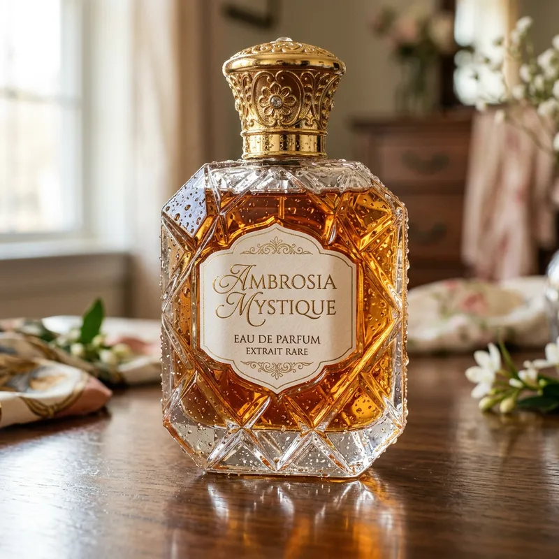 Elegant Ambrosia Perfume | Exquisite Glass Bottle Elegant Ambrosia Perfume | Exquisite Glass Bottle