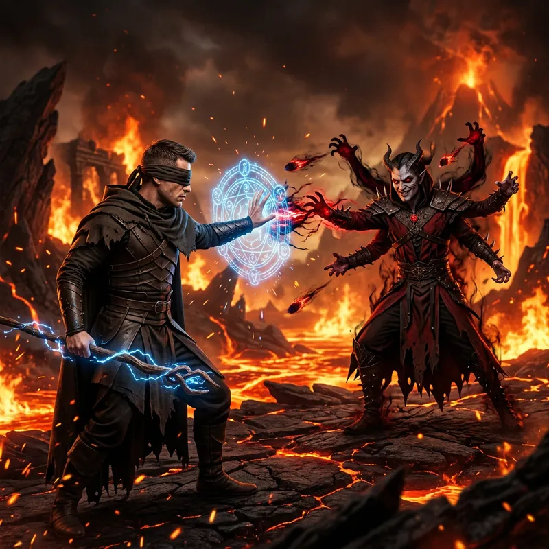 Epic Showdown: Gojo Satorou vs. Sukuna in Fiery Domain | Mystic Battle