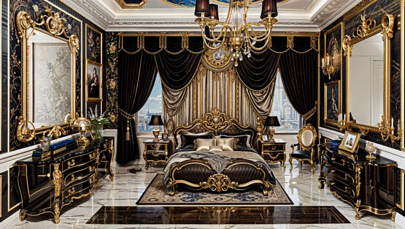 Luxurious Baroque Bedroom Design Ideas