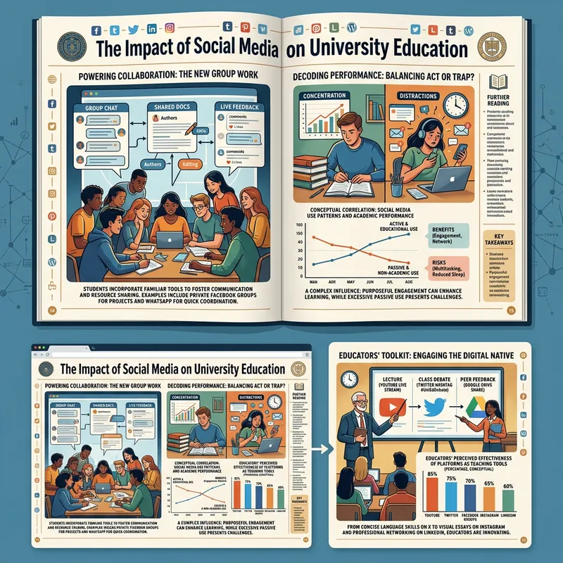 Social Media Impact on Collaborative Learning in University Education