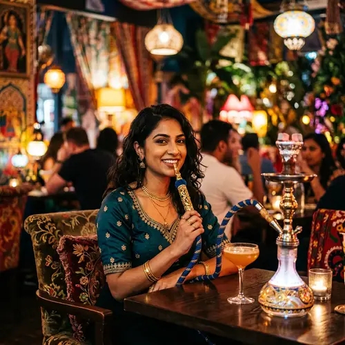 Stylish Shisha Moments: A Fusion of Cultures