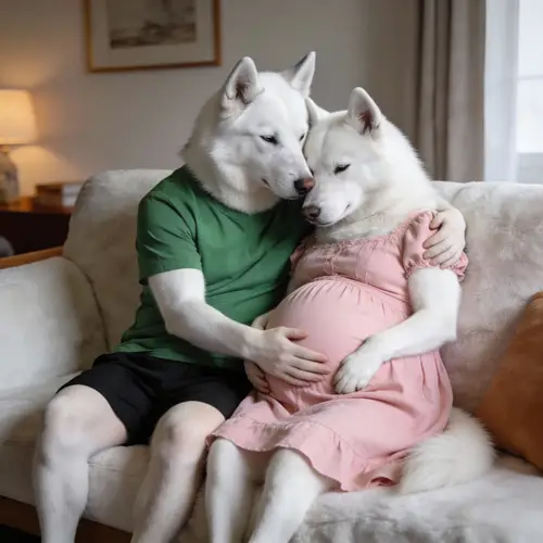 Adorable Husky Dogs: Embracing Love and Family