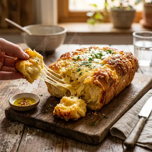 Delicious Pan de Queso with Melting Cheese