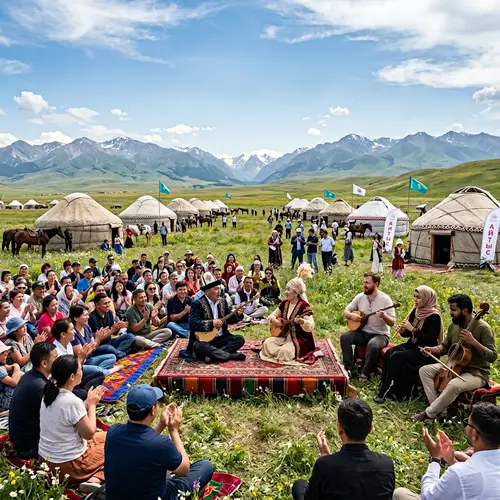 Kazakh Aitys Festival in Vast Valley