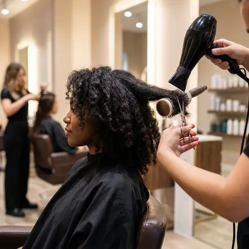Expert Blowout & Trim for Textured Hair