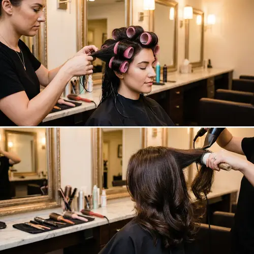 Expert Hair Wash, Roller Set & Blowout Services