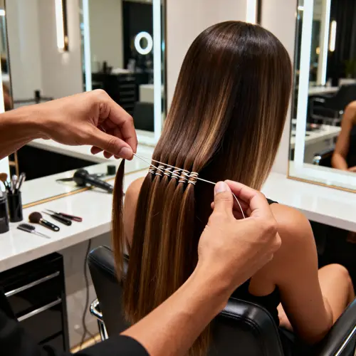 Expert Brazilian Knots Hair Extensions Services