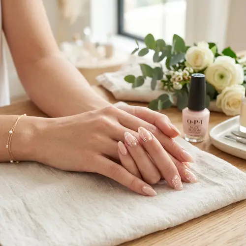 Elegant Female Manicure Close-Up Photography