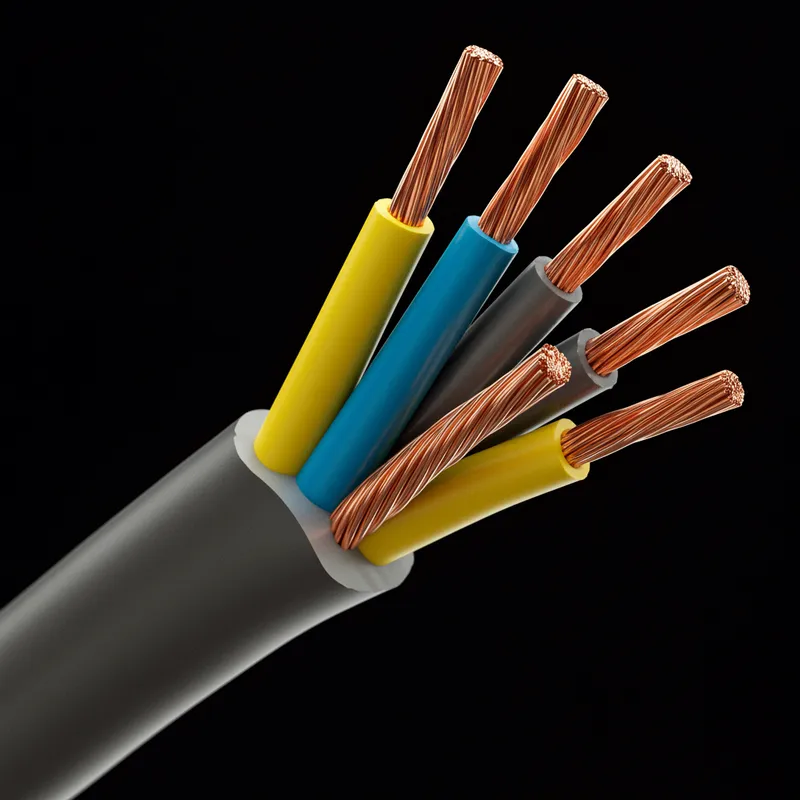 14AWG 3-Conductor Stranded Copper Wire - XLPE Insulation