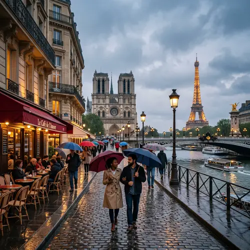 Melancholic Love in Paris: A Romantic Journey