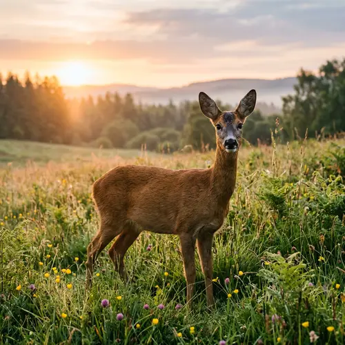Roe Deer: Serenity of Nature in the Wild