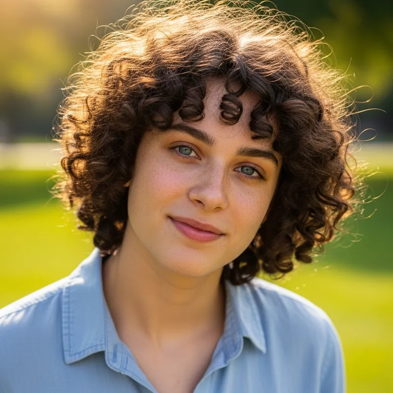 Vibrant Charm in a Sun-Drenched Park