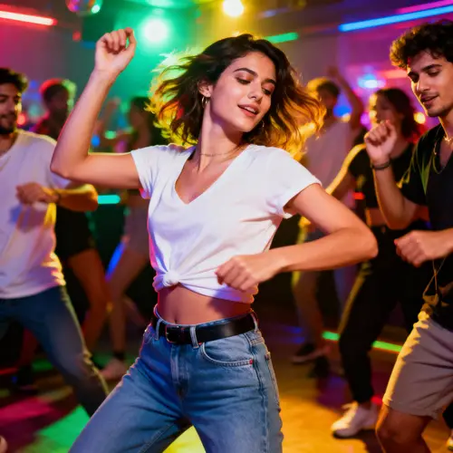 Dancing Club Vibes: People on the Dance Floor