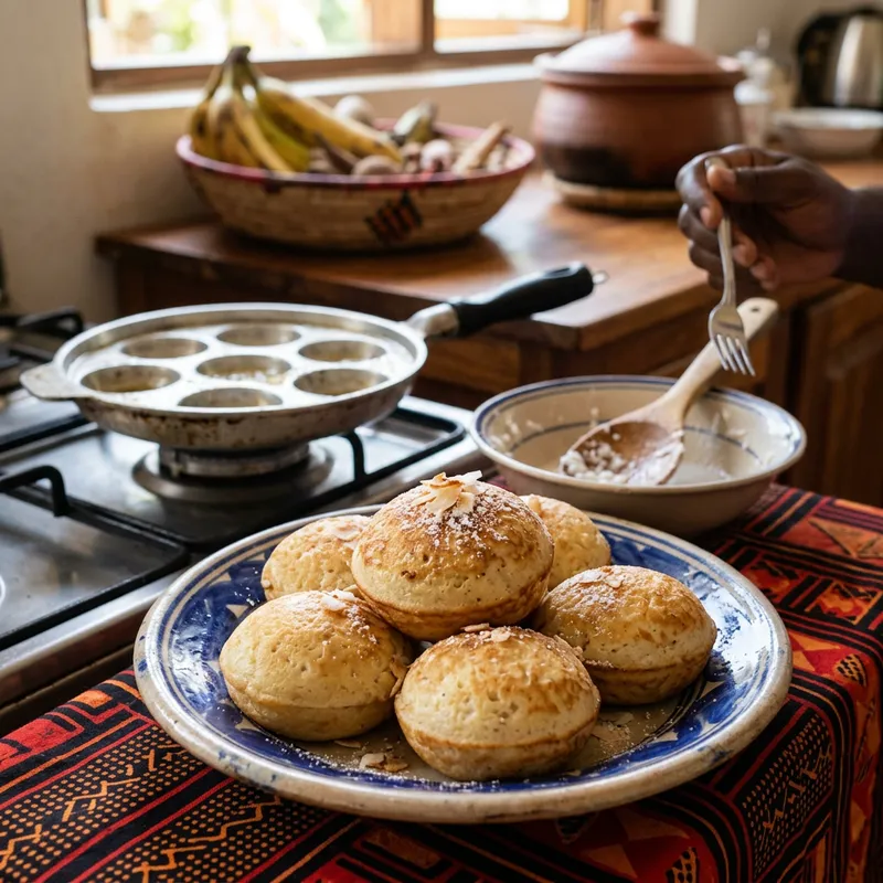 Delicious Kitumbua: Tanzanian Coconut Rice Pancakes Delicious Kitumbua: Tanzanian Coconut Rice Pancakes