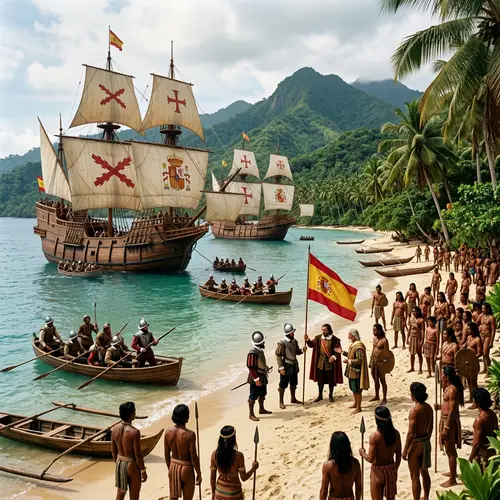 The Arrival of the Spaniard Expedition in the Philippines