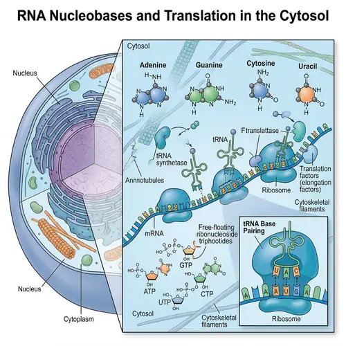 Understanding RNA Nucleobases in the Cytosol