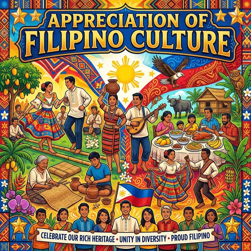 Filipino Culture Appreciation Poster