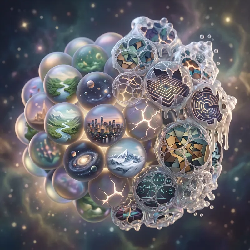 Surreal 3D Art: Melting Apollonian Gaskets & Orbs