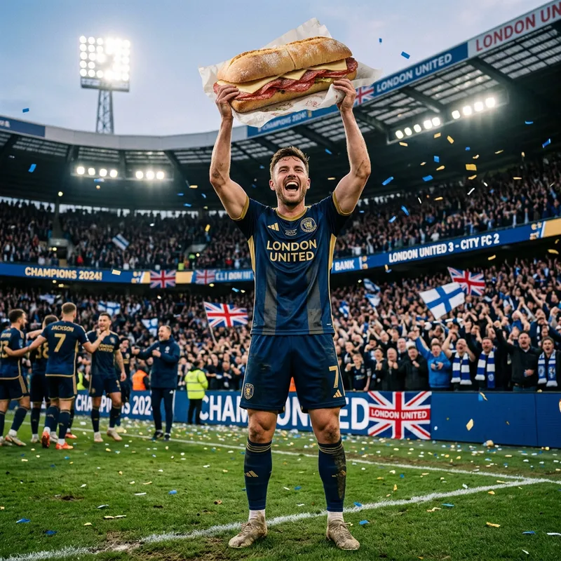 Messi Lifts Salami and Cheese Sandwich in World Cup Celebration