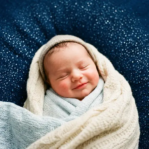 Newborn Baby Swaddled in Warm Blankets | Childlike Purity