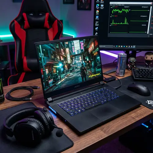 Gaming Laptop Review: Backlit Keyboard, Sleek Design, High-Resolution Screen