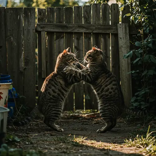 Fascinating Cat Fighting: A Closer Look