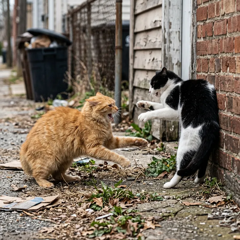 Fascinating Cat Fighting: A Closer Look Fascinating Cat Fighting: A Closer Look