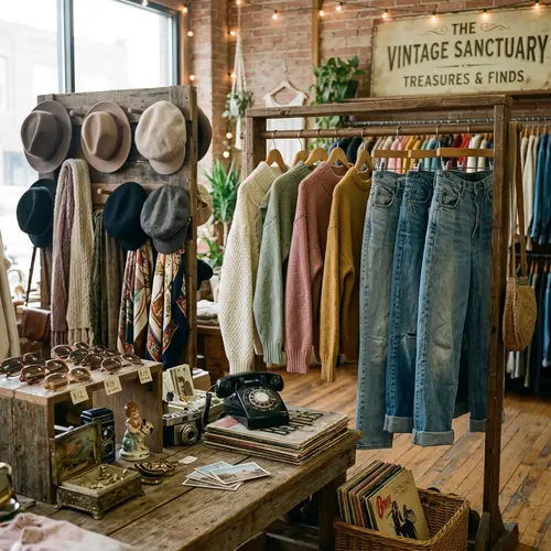 Chic Thrift Store Finds: Vintage Aesthetic Treasures