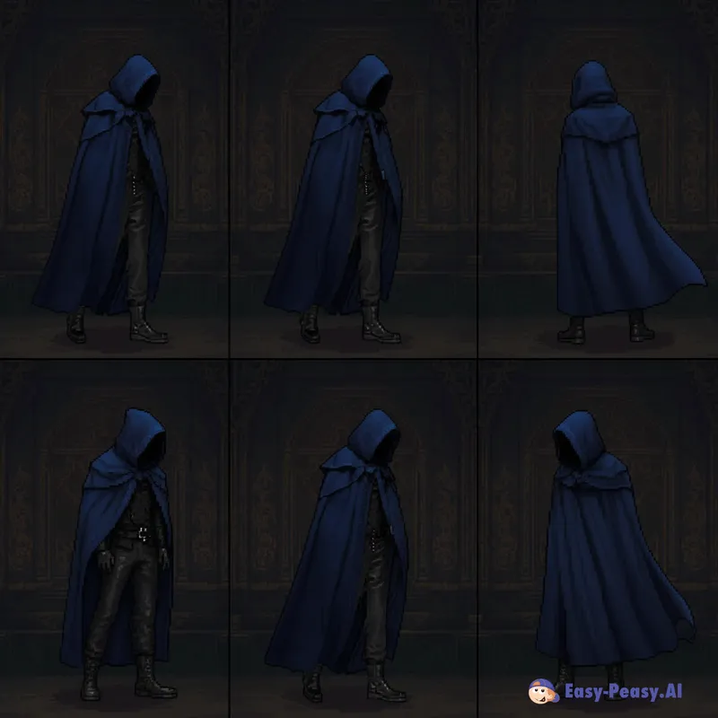 Metroidvania Idle Sprites Design - 6 Frames Animation Metroidvania Idle Sprites Design - 6 Frames Animation