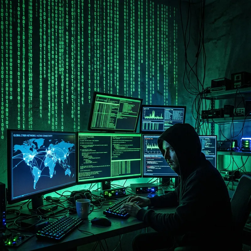 Cyber-Security Matrix: Intriguing Hacker in Digital Landscape