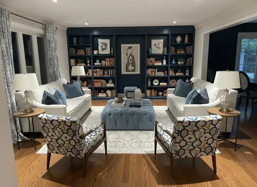 Eclectic Style Living Room Design Transformation