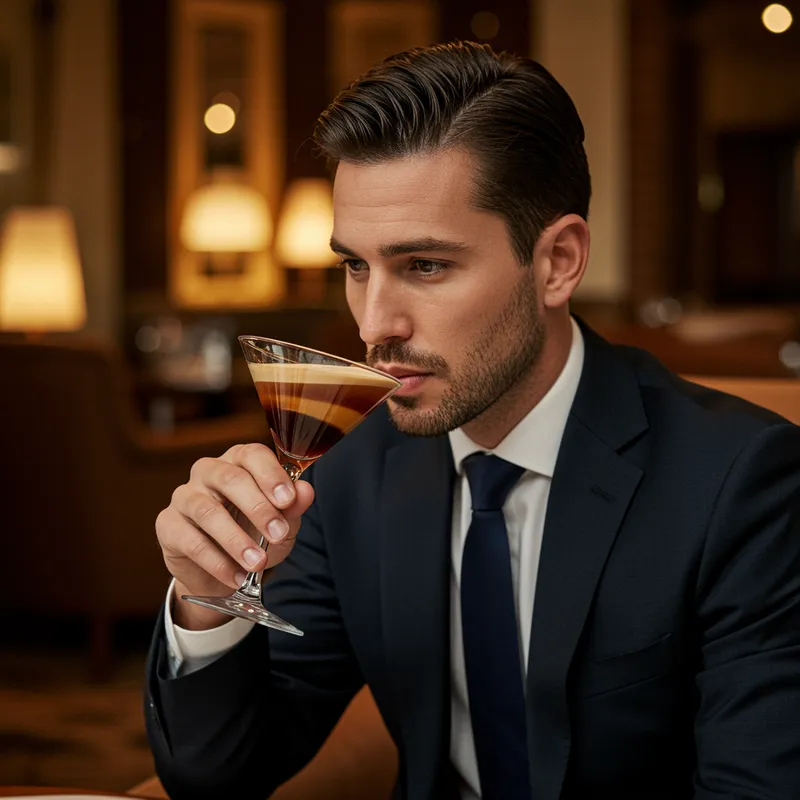 Enjoying an Espresso Martini