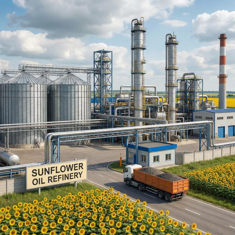 Sunflower Oil Refinery | Natural Quality Oil Production