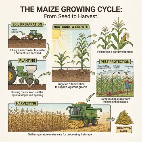 Growing Maize: A Comprehensive Diagram Guide