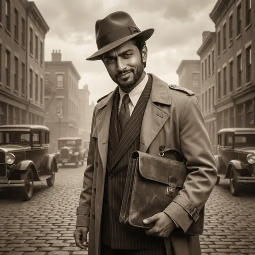 Classic Gangster Outfit - Stylish South Asian Male Character