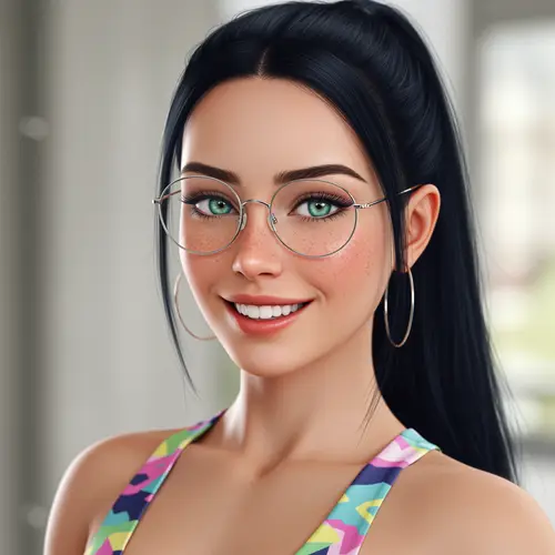 Hyperrealistic Portrait of Stunning 28-Year-Old @aria