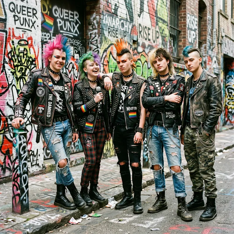 Gay Punk Group with Jinx Manhwa Gacha Style Gay Punk Group with Jinx Manhwa Gacha Style