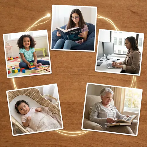 Creative Life Cycle of a Hispanic Woman | Visualizing Stages