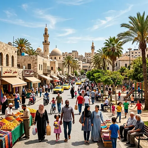 Lively City of Gaza: Diverse Activities in Historic Surroundings