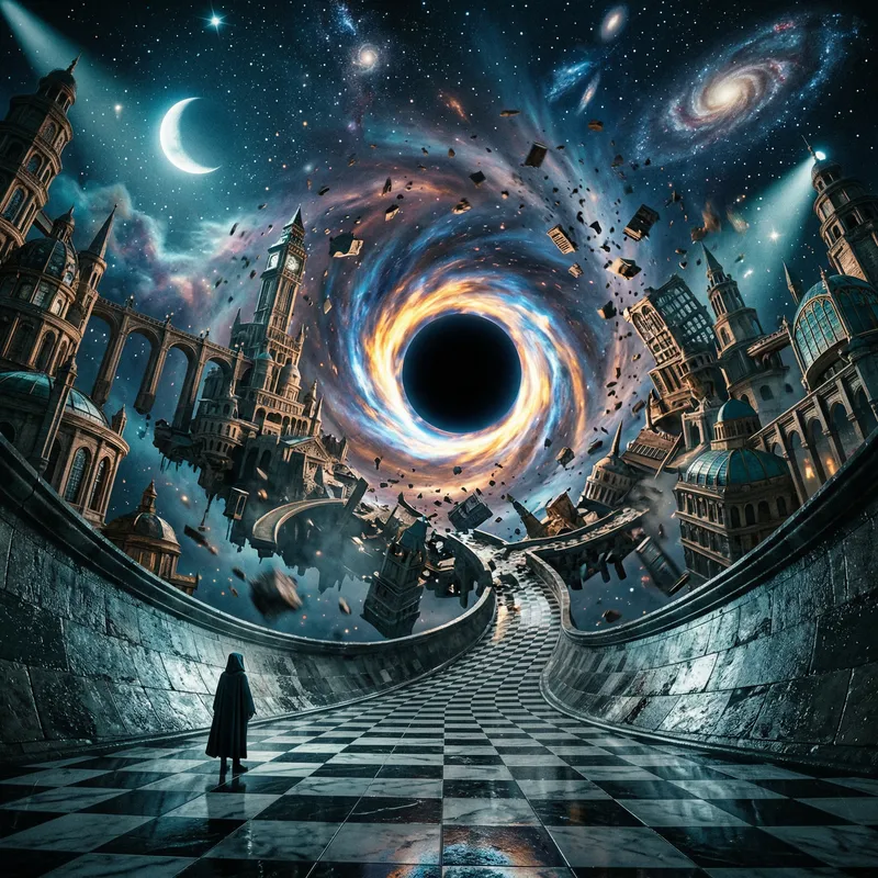 Surreal Floating City: A Cinematic Dreamscape