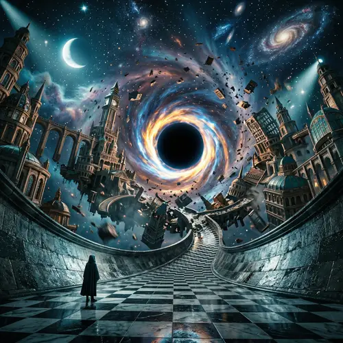 Surreal Floating City: A Cinematic Dreamscape