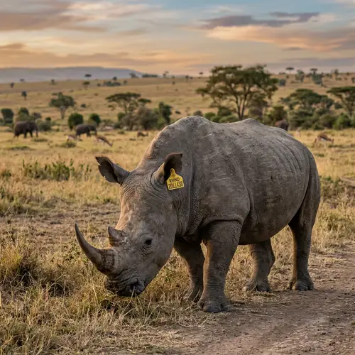 Rhino: Majestic Wildlife of the Savanna