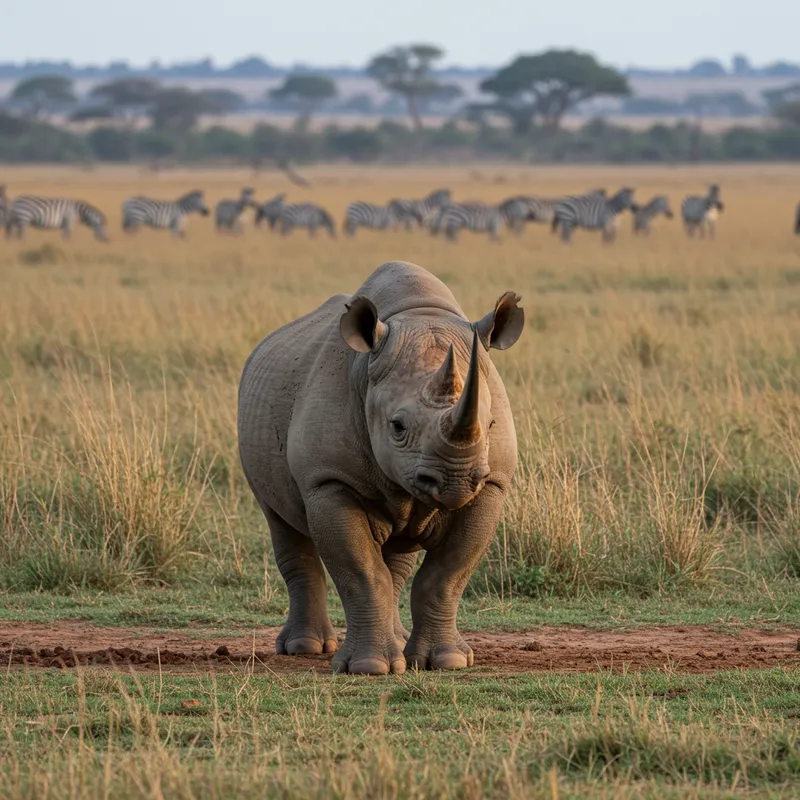 Rhino: Majestic Wildlife of the Savanna